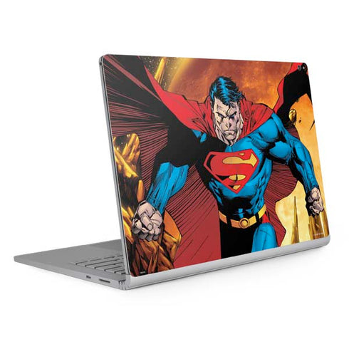 DC Comics Superman Action Pose Art By Jim Lee Surface Book 2 15in Skin